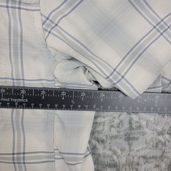REI Co-Op Shirt Men Large L White Lightweight Performance Hiking Button Up Mens - Picture 7 of 12